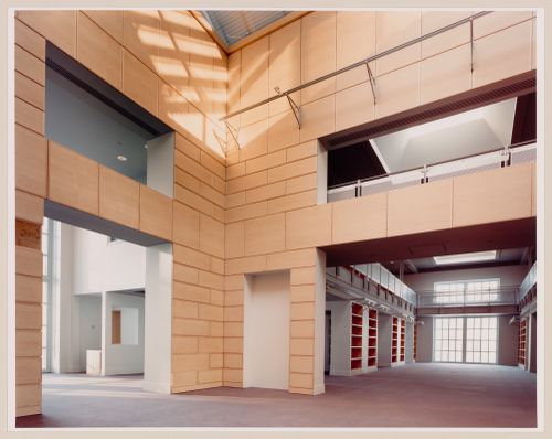 Interior view of the Library Court, Canadian Centre for Architecture, Montréal, Québec