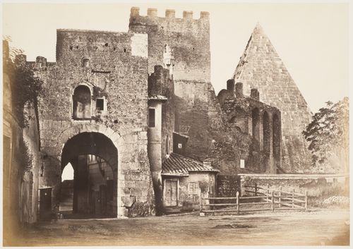 Porta San Paolo and Pyramid of Caius Cestius, Rome
