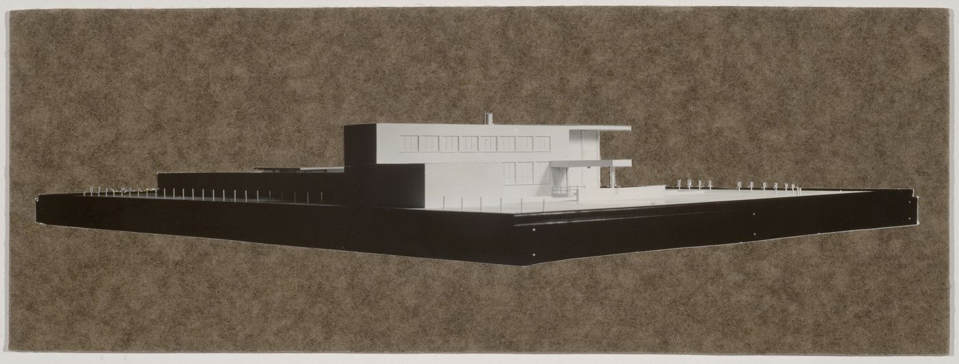 Photograph of a model for Johnson House, Pinehurst, North Carolina