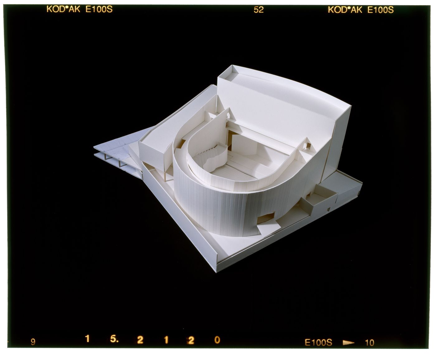 View of model for Centro Cultural Manzana del Revellin, Ceuta, Spain