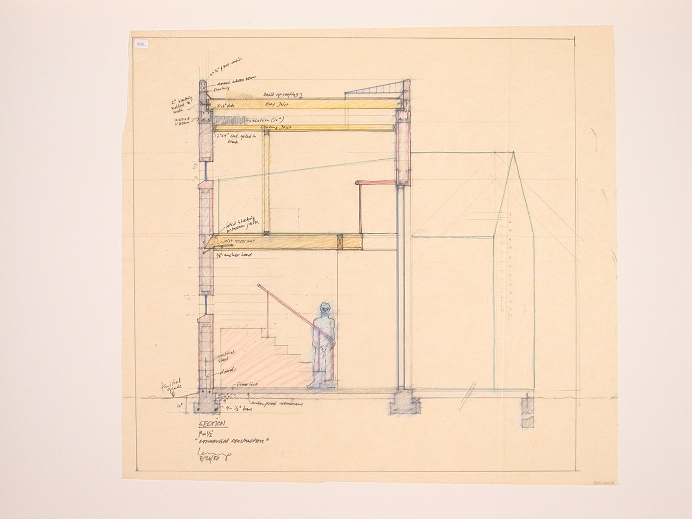 The Nofamily House - Working drawing& section