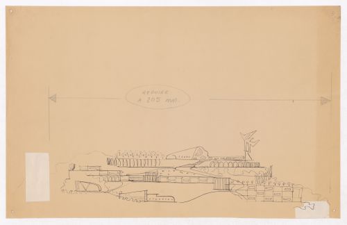 Site elevation for Village Polychrome, near Biot, France