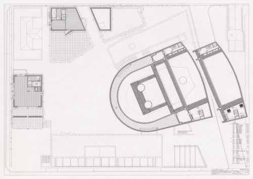 Fourth and fifth floor plan for Centro Cultural Manzana del Revellin, Ceuta, Spain