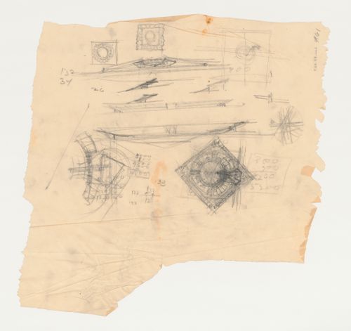 Los Angeles Municipal Airport: Conceptual drawings for buildings