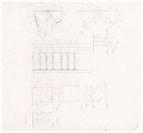Sections and details for Casa Dragone e Paggi, Milan, Italy
