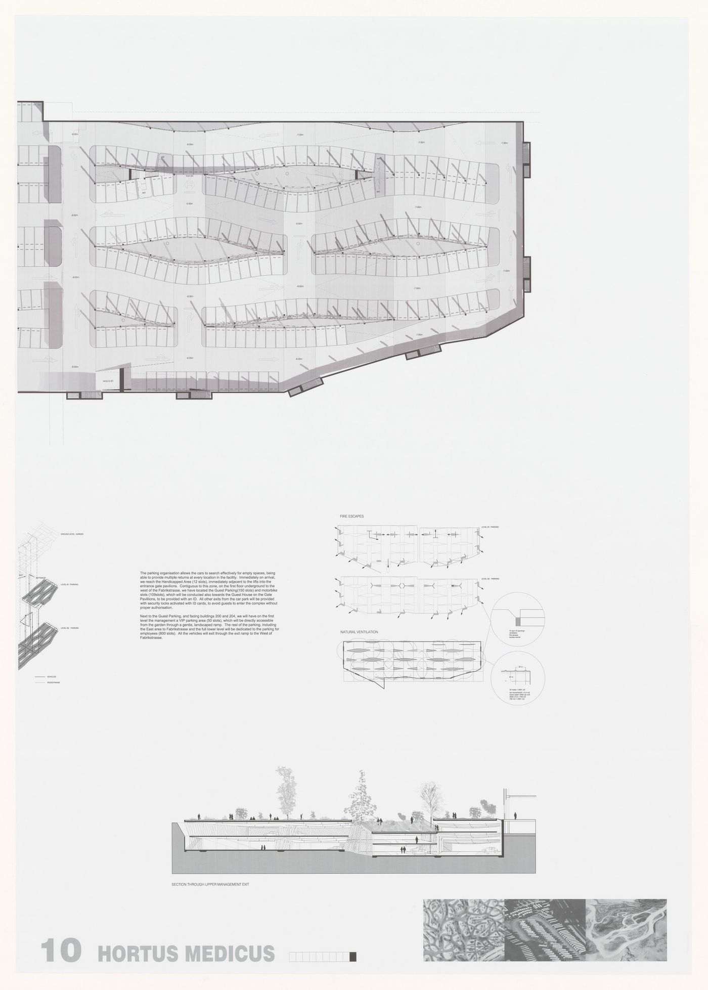 Presentation panel for Novartis Underground Car Park and Gate, Basel, Switzerland