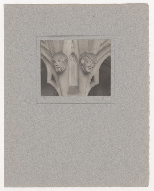 Plate from portfolio ''York Minster Chapter House''