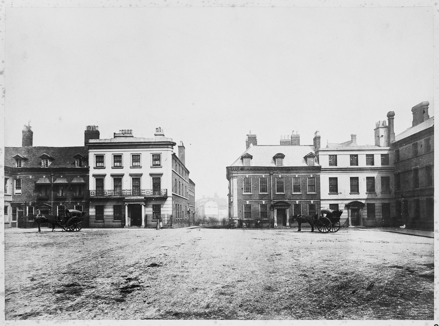 View of Old Square and Lichfield Street, Birmingham, England