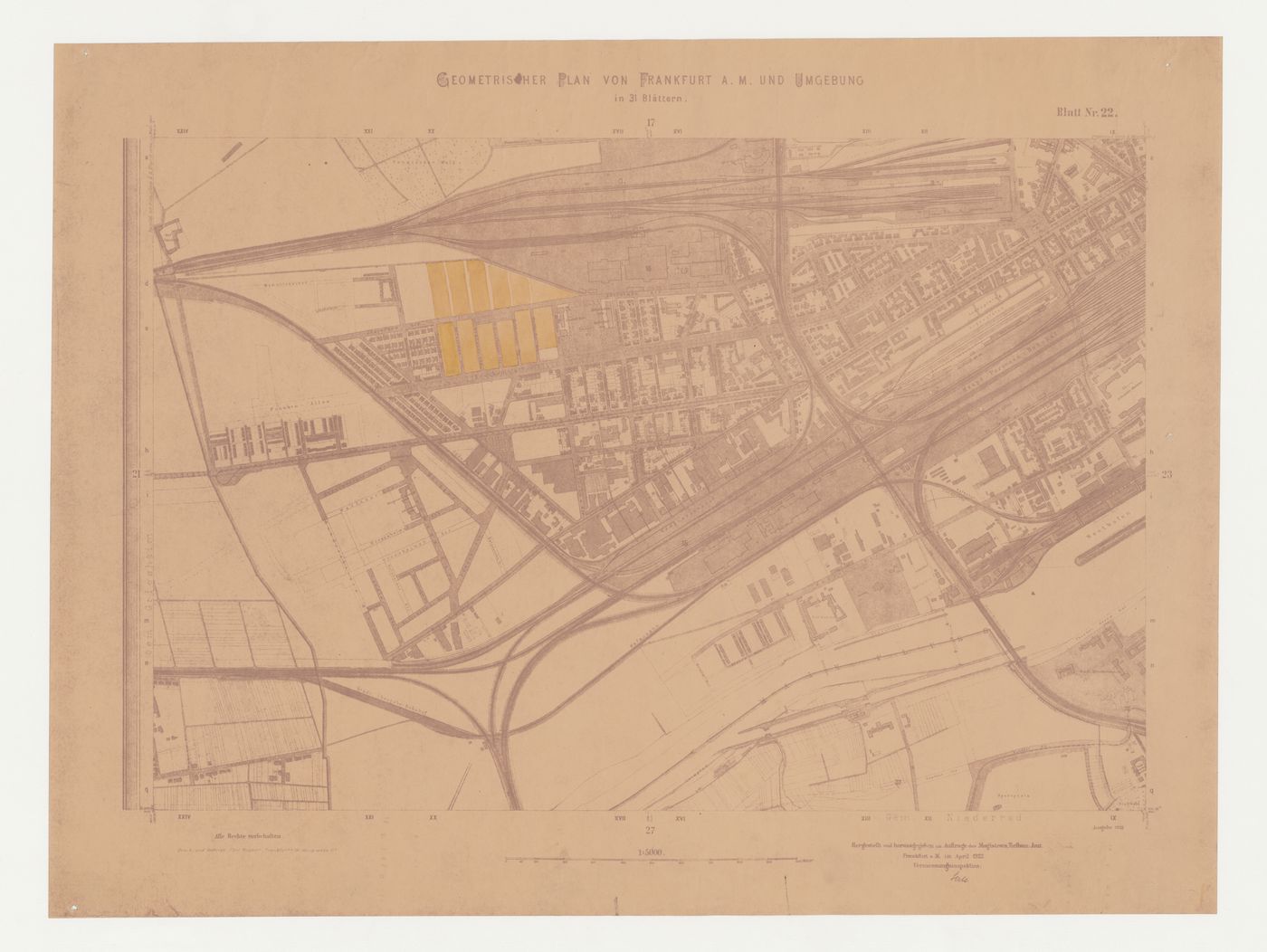 Site plan for Hellerhof Housing Estate, Frankfurt am Main, Germany