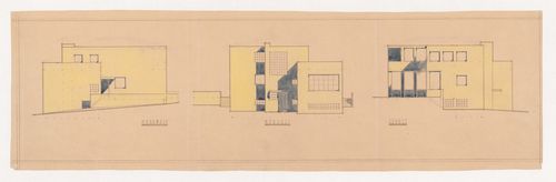 Elevations for Dexel House