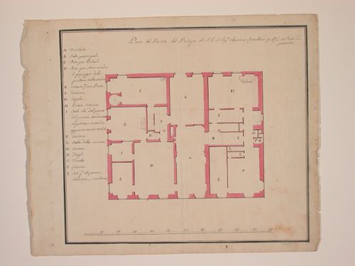 Plan for the portico level