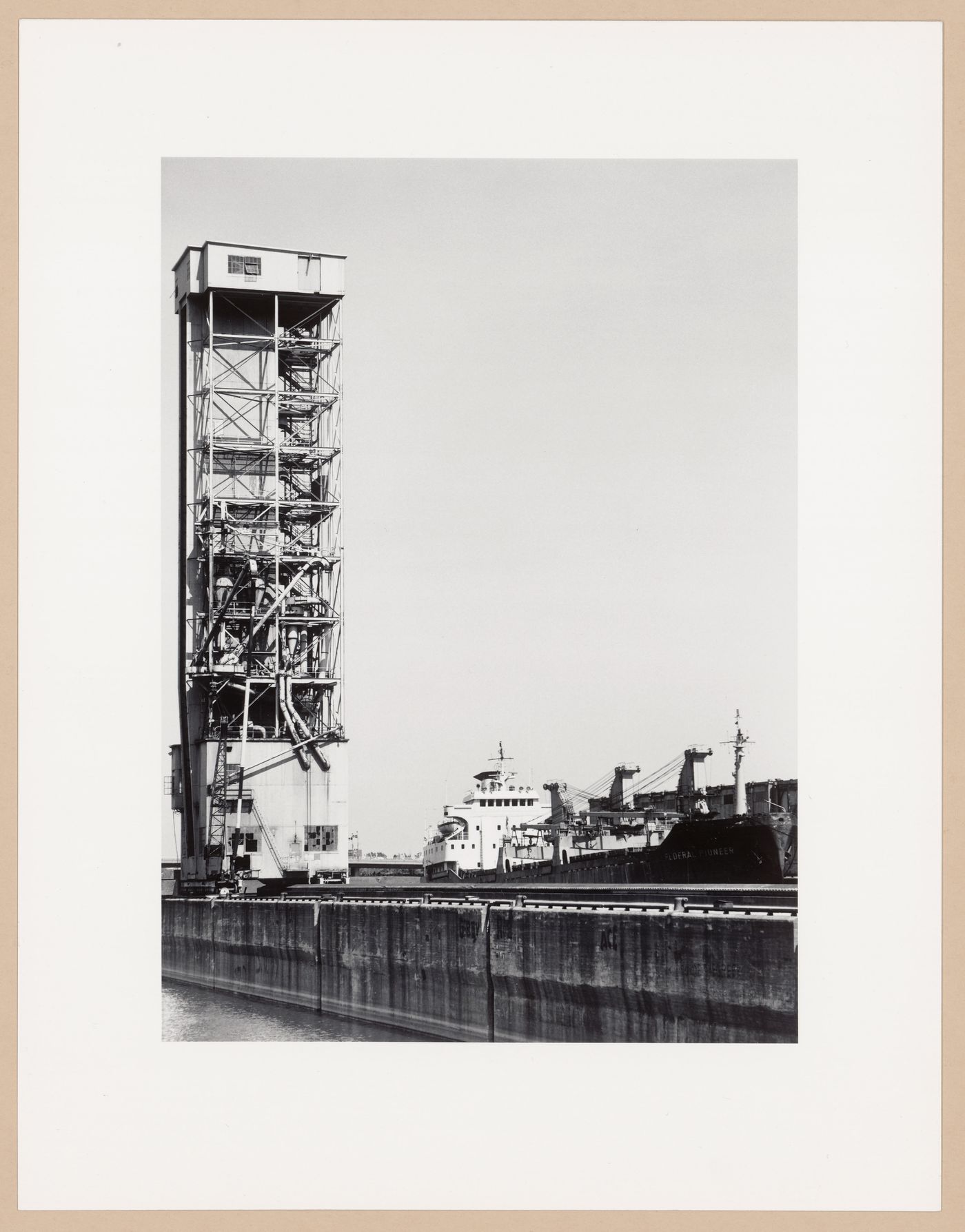 Loading towers, Montréal, Québec, from the series The Forms of Canadian Industrial Architecture