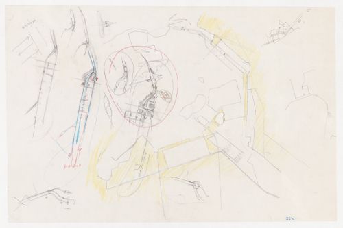 Sketch plan for Plano de Expansão da Cidade de Macau (Areia P. e Porto E.) [Macau City expansion plan], Macau, China