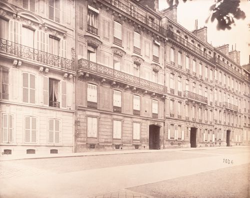 Plate from album ''Buildings, parks and streets of Paris, Versailles and environs, France''