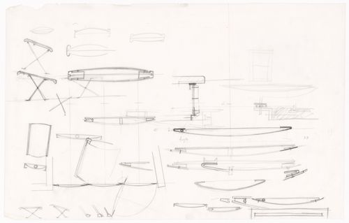 Detail sketches for Casa Dragone e Paggi, Milan, Italy