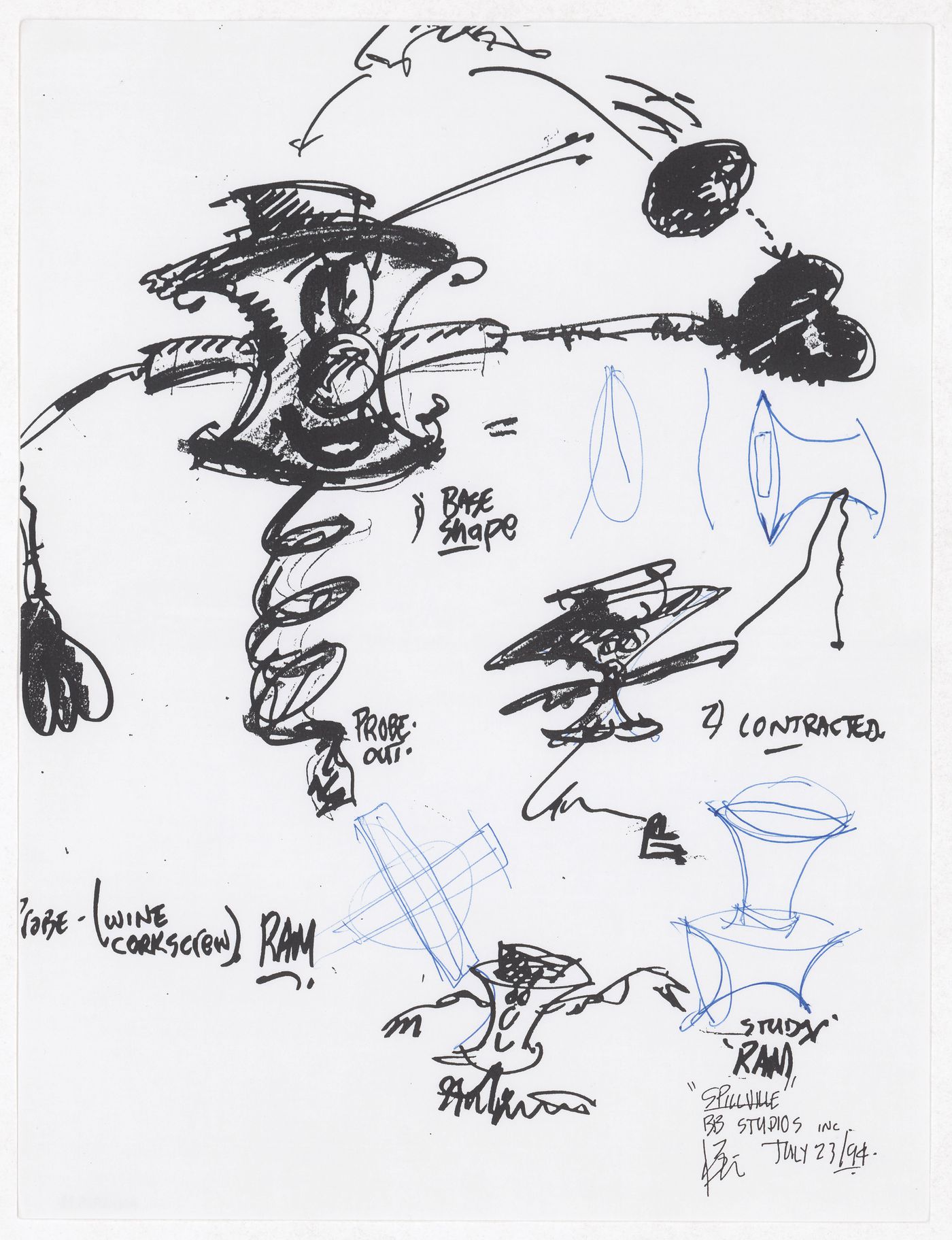 Rom and Ram character design for Spillville