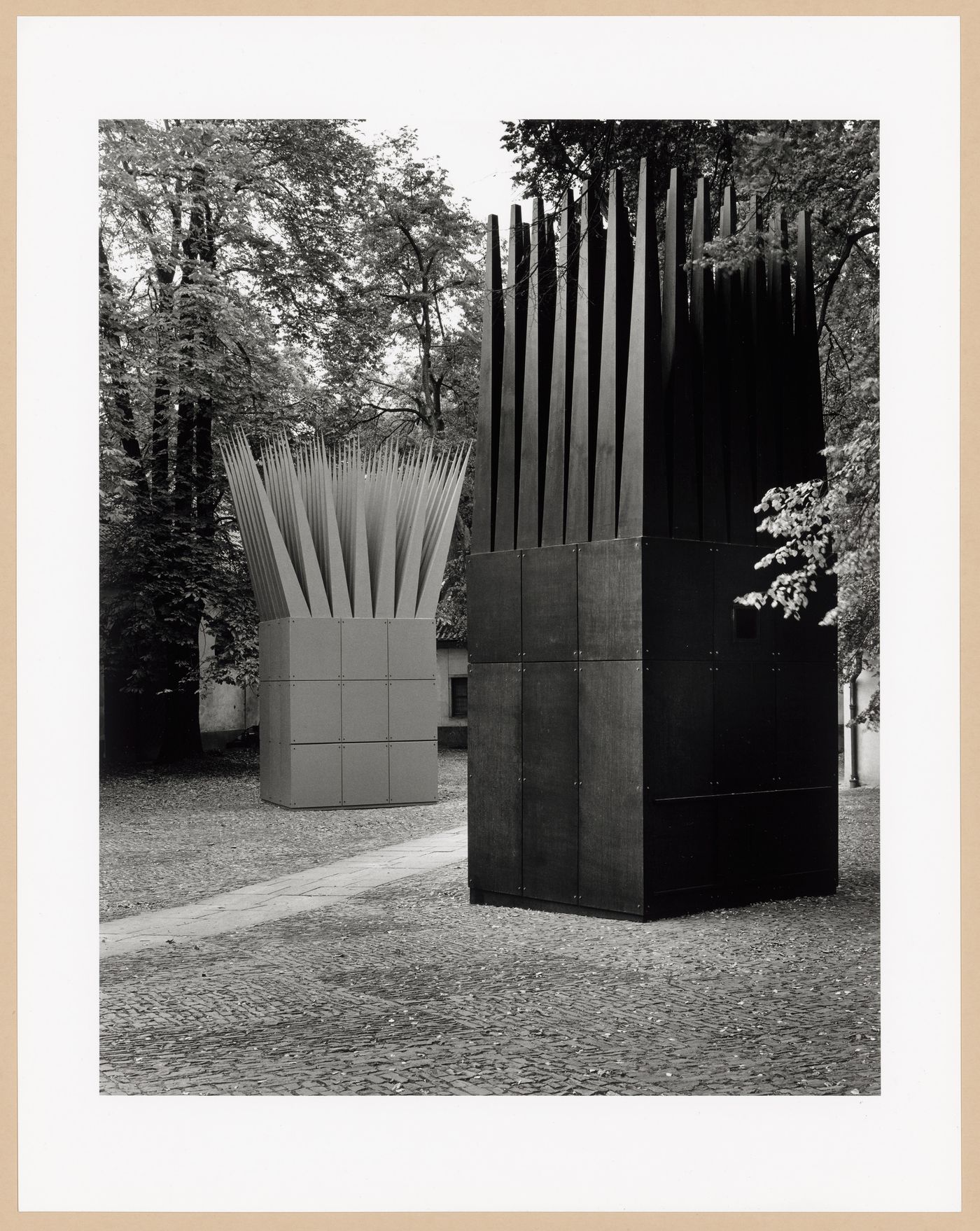 "House of the Suicide and House of the Mother of the Suicide" installed in Prague Castle, Prague, The Czech Republic