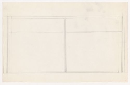 Partial elevation for windows for the Metallurgy Building, Illinois Institute of Technology, Chicago