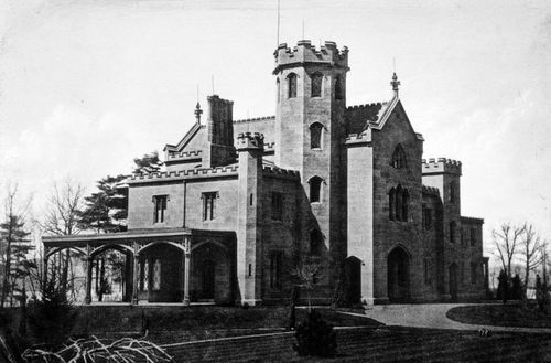 Plate from album ''Villas on the Hudson. A Collection of Photolithographs of Thirty-one Country Residences''