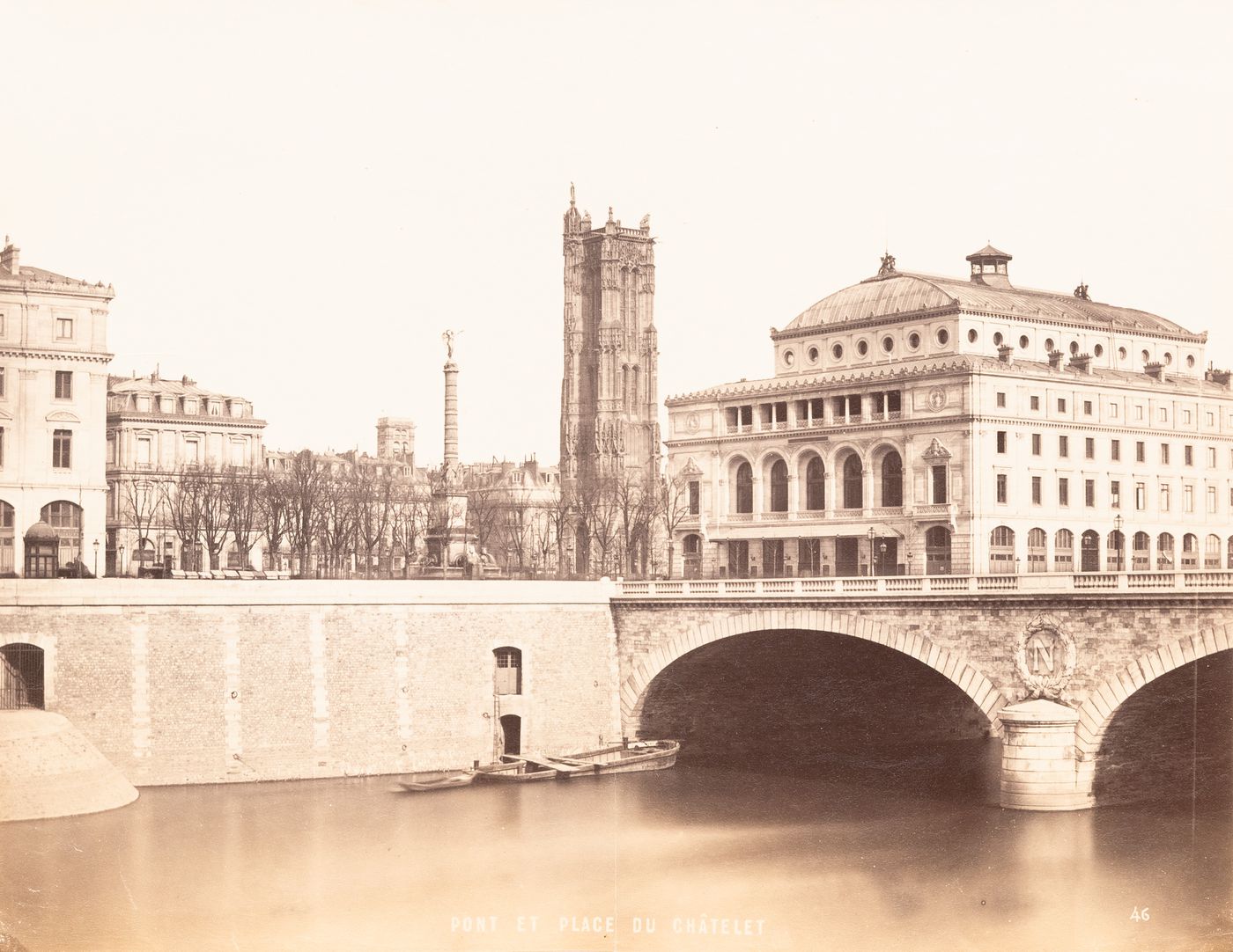 Plate from album ''Buildings, parks and streets of Paris, Versailles and environs, France''