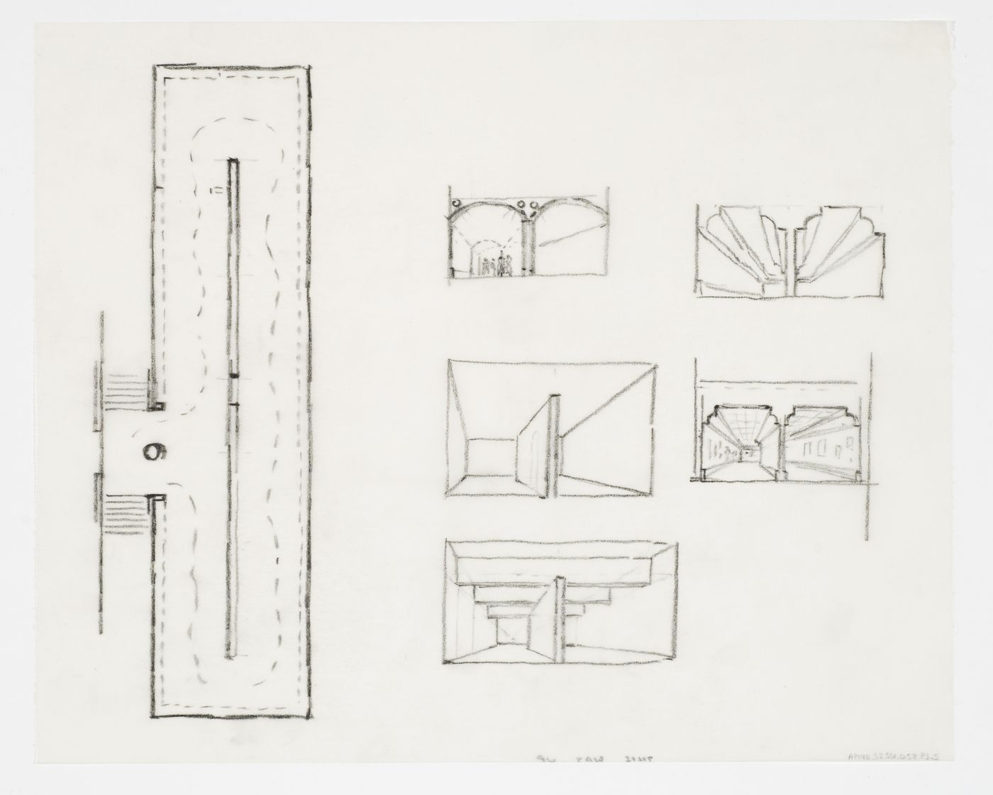 Arthur M. Sackler Museum, Cambridge, Massachusetts: analysis of Henri Labrouste's Bibliothéque Sainte-Geneviève, Paris and alternative gallery sections