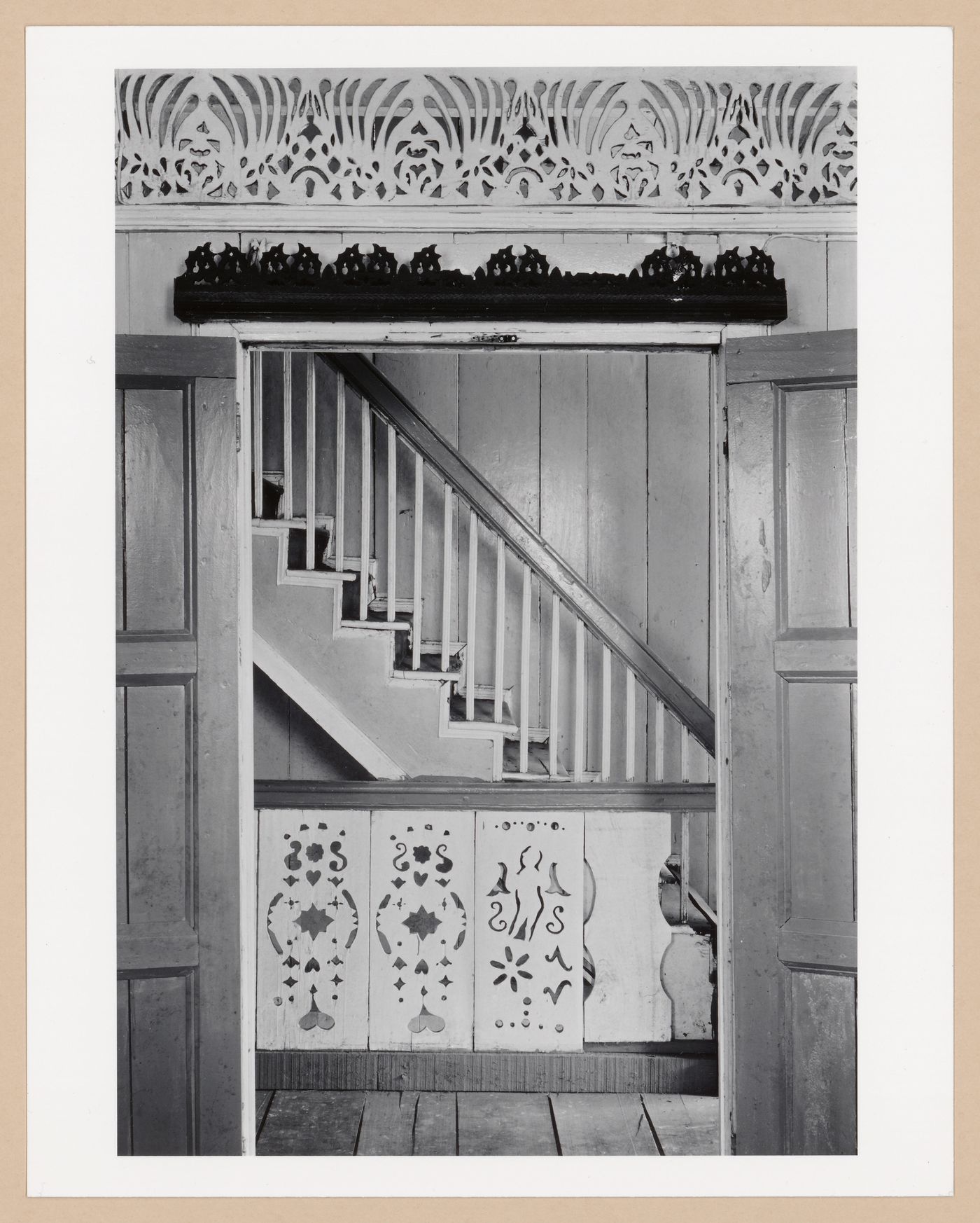 Interior, the Padmore House, ca.1880, Crozierville, Liberia