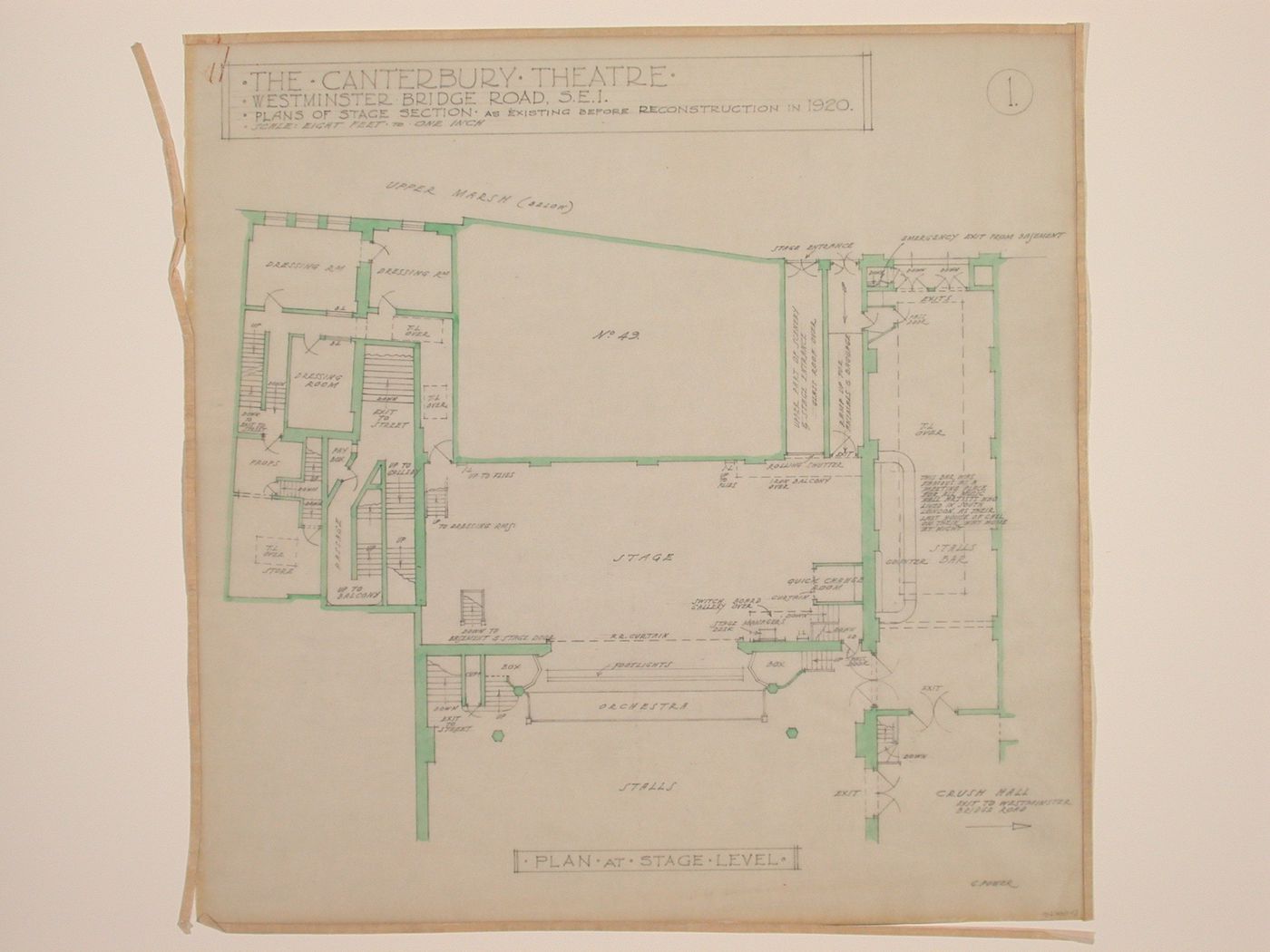 Canterbury Theatre - Stage Plans