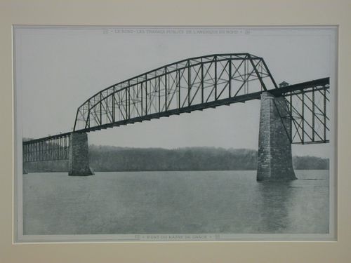 Le Rond. Les Travaux Publics de l'Amerique du Nord. Pont du Havre de Grace