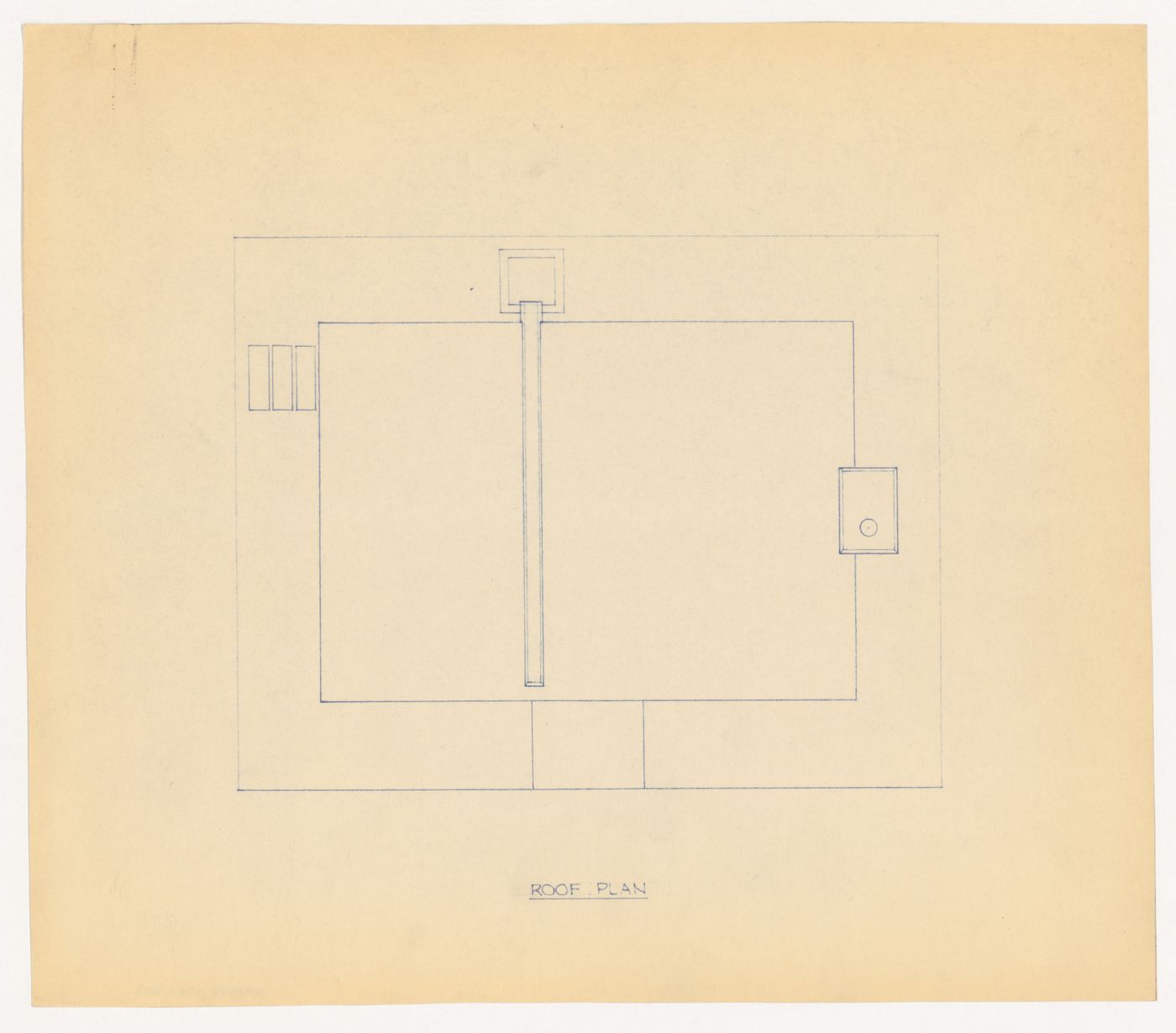 Roof plan for Northern New York House