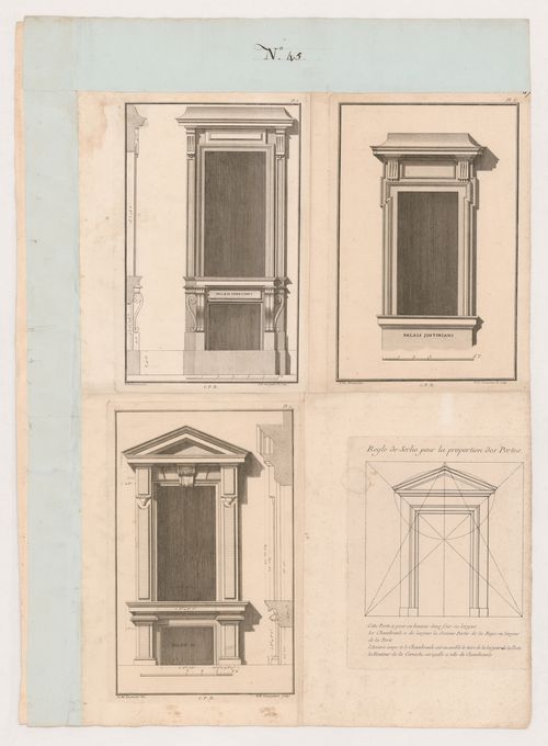 Porte et croisées palais à Rome