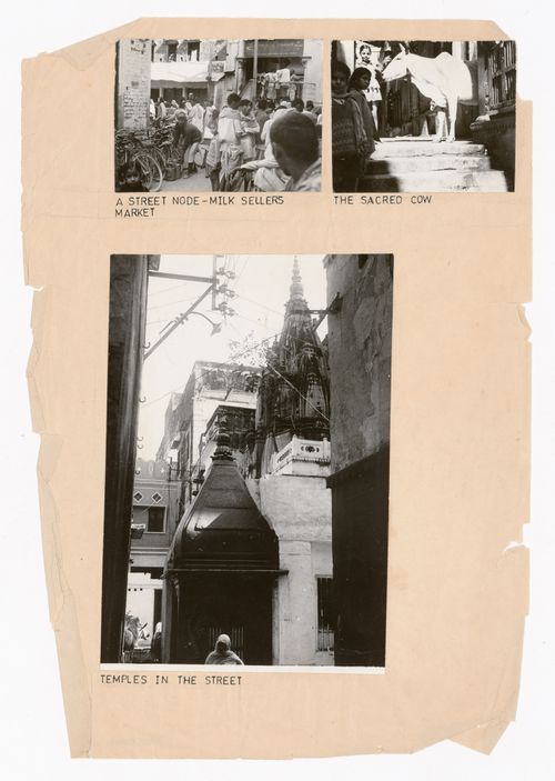 Indian cityscape, likely Varanasi (Banaras), India