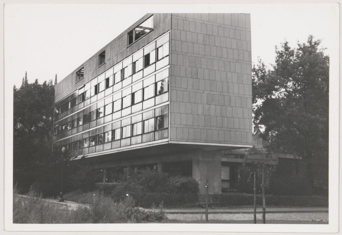 View of Pavillon Suisse, Cité Universitaire, Paris, France