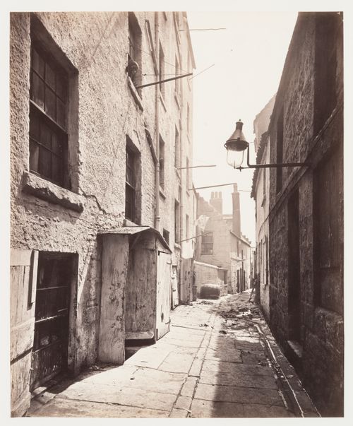 View of Close No. 157, Bridgegate [street], Glasgow, Scotland