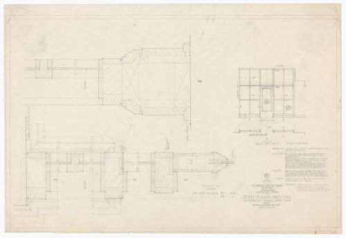 Détails de cloisons vitrées pour Cour suprême du Canada, Ottawa, Ontario