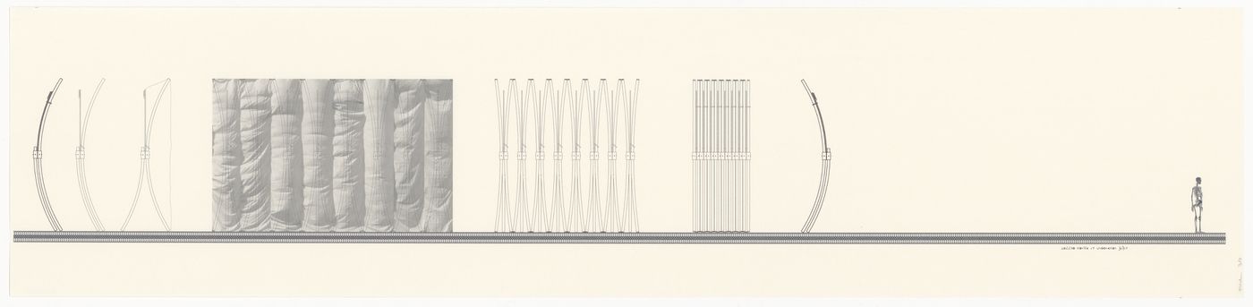 Facade and structure for Fabric House, Karl: An Architectural Narrative, Rome, Italy