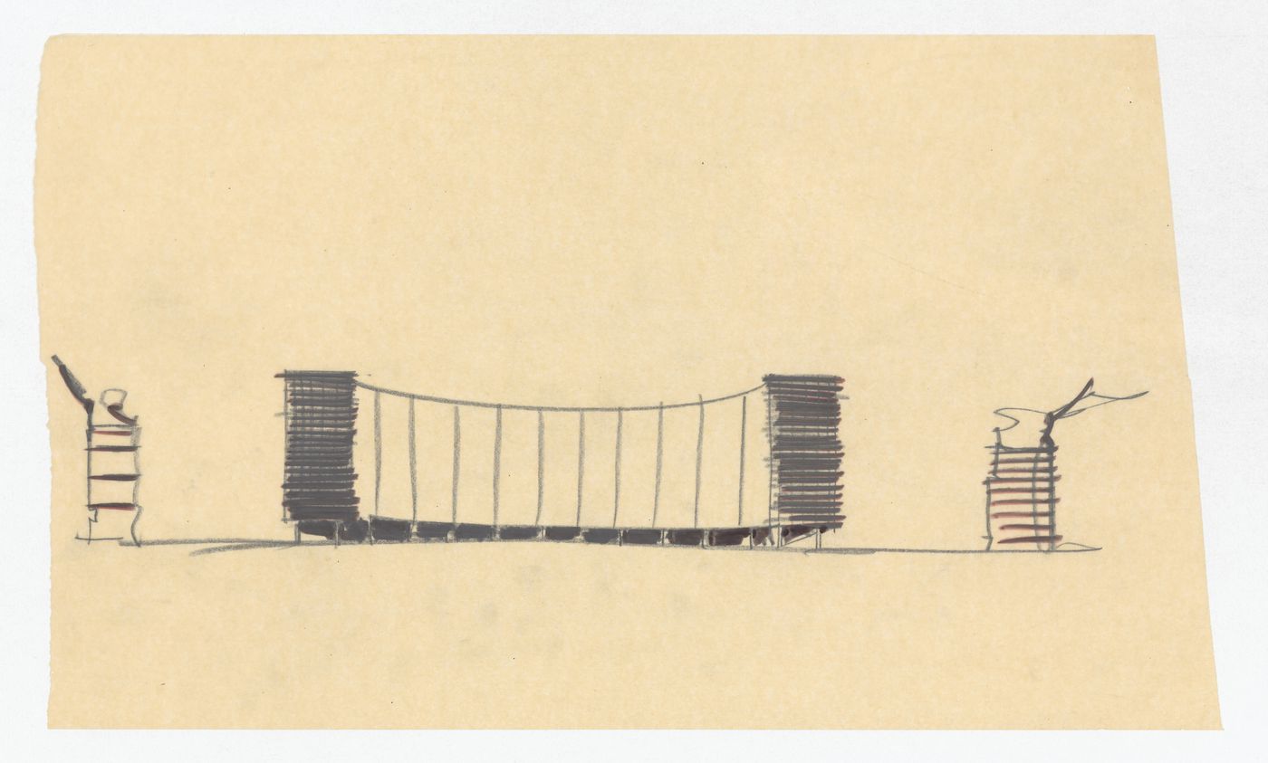 Façade study, United States Chancellery Building, London, England