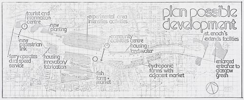 River Clyde Ideas Competition: plan for possible development