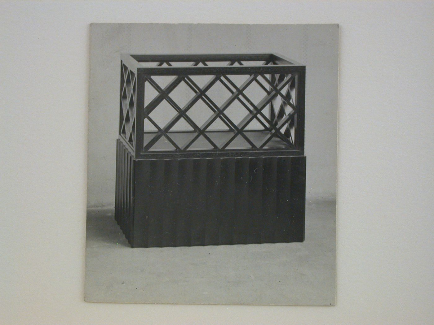 View of a jardinière for the Hodlers' apartment, Geneva, Switzerland