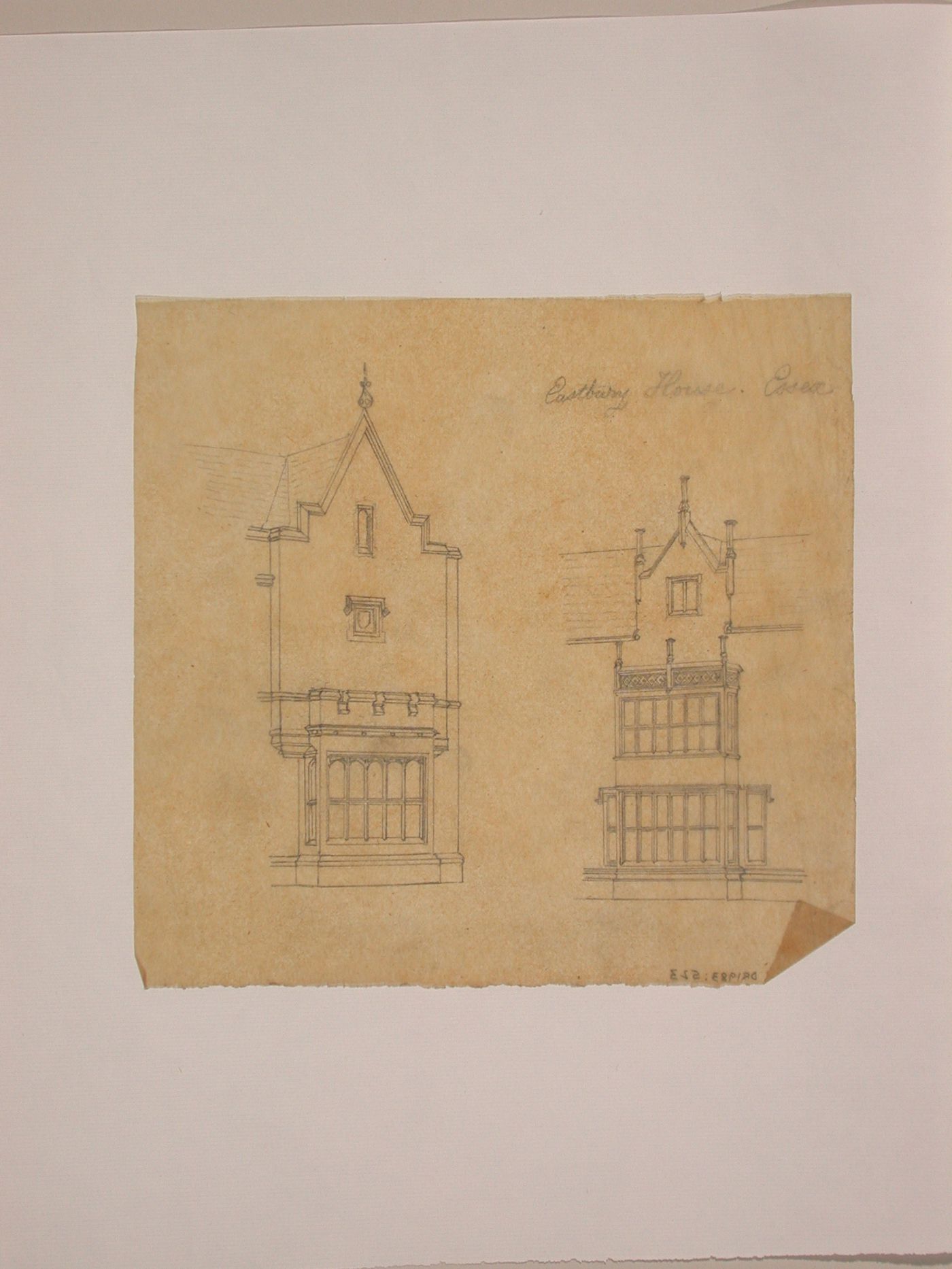 Eastbury House, Essex - 2 perspective details