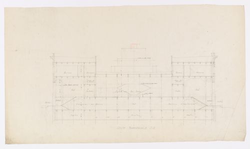 Coupe transversale, Annexe au Palais de Justice de Montréal, Montréal, Canada