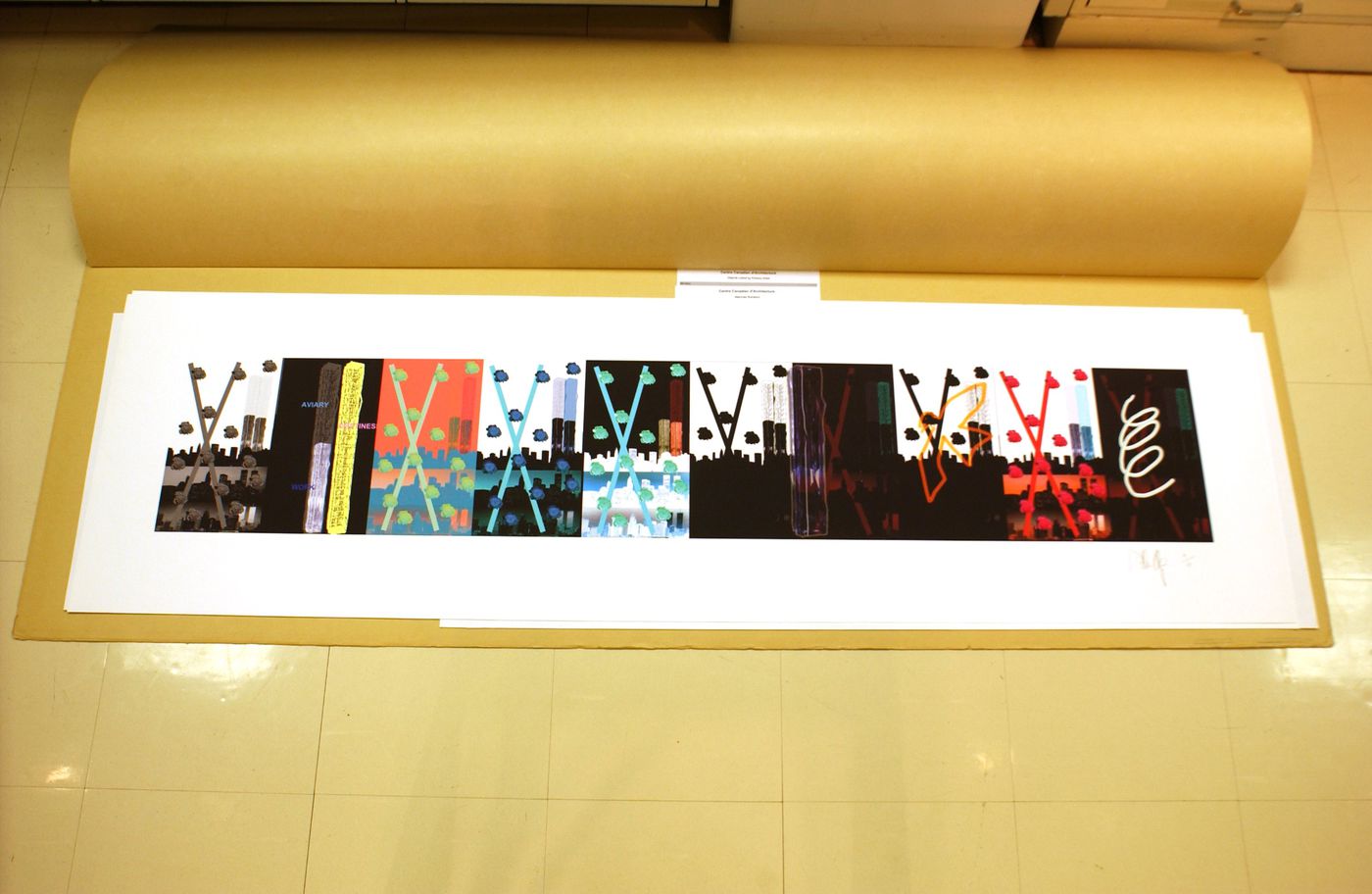 Conceptual Composition for the Ontario College of Art and Design addition (OCAD), Toronto