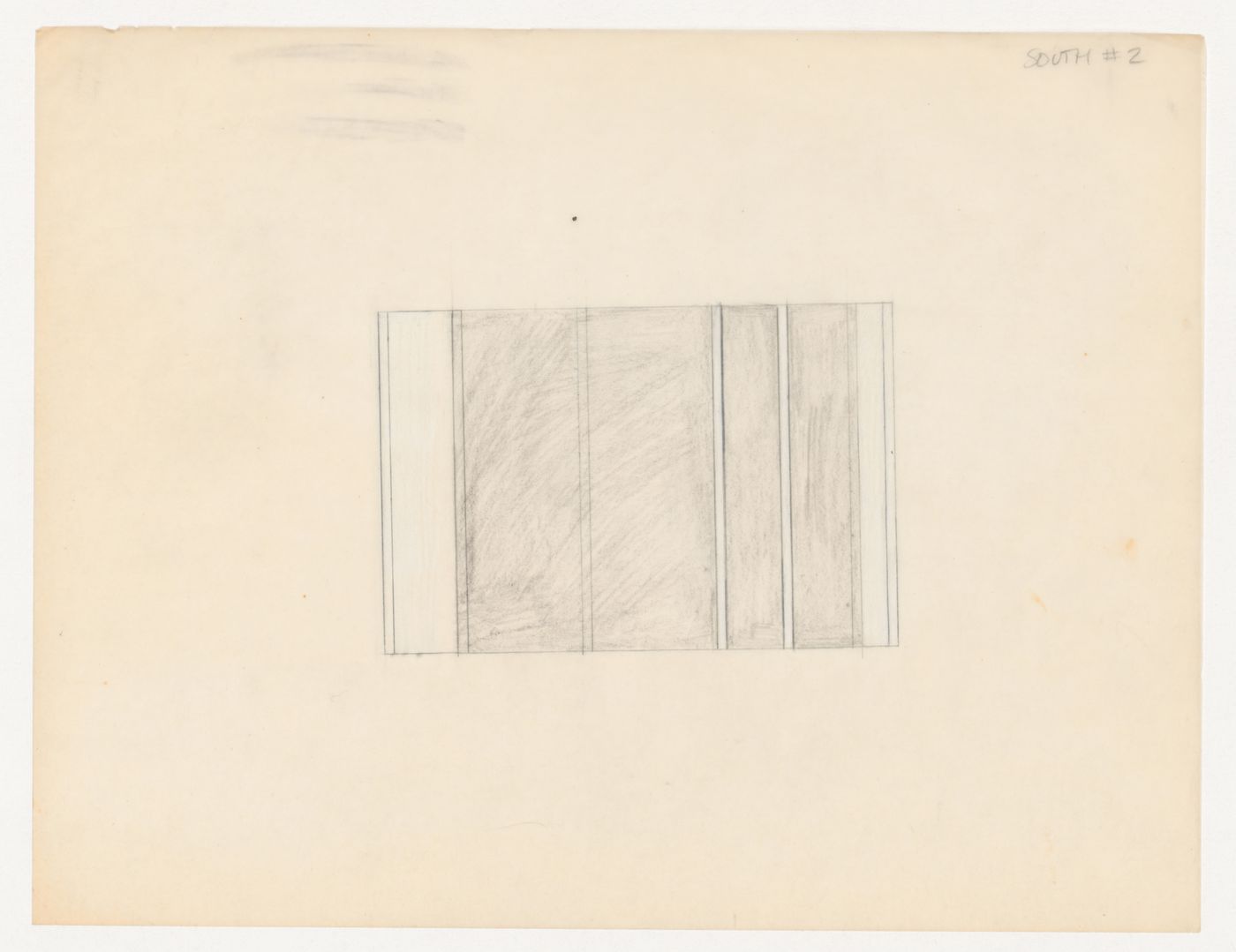 Sketch elevation for House VI, Cornwall, Connecticut