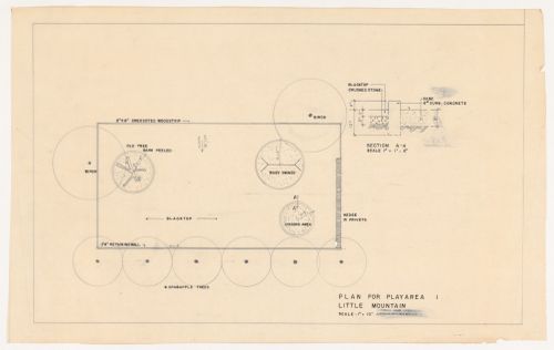 Plan for Little Mountain Play Area, Vancouver, British Columbia