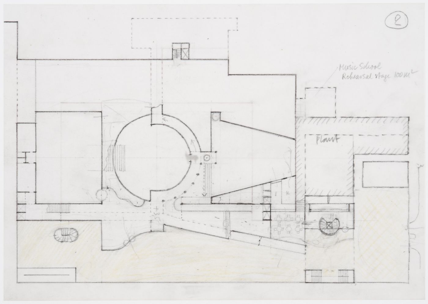 Staatsgalerie, Stuttgart, Germany: Sketch plan