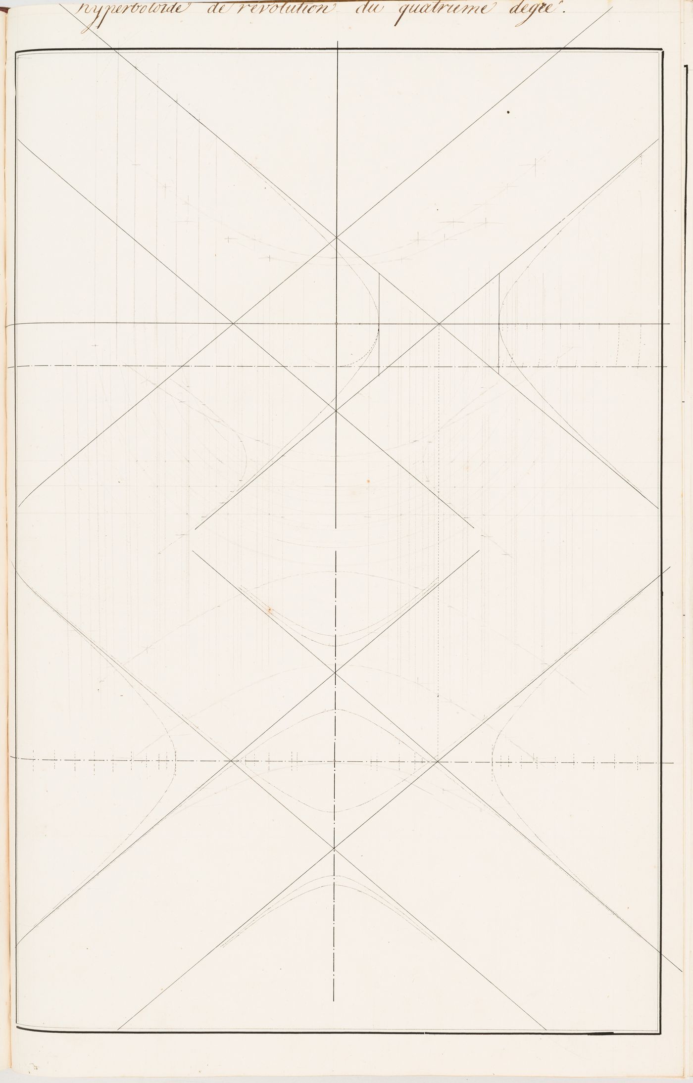 hyperboloide de revolution [sic] du quatrieme [sic] degré