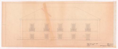 Elevation for Banco Pinto & Sotto Mayor, Lamego, Portugal