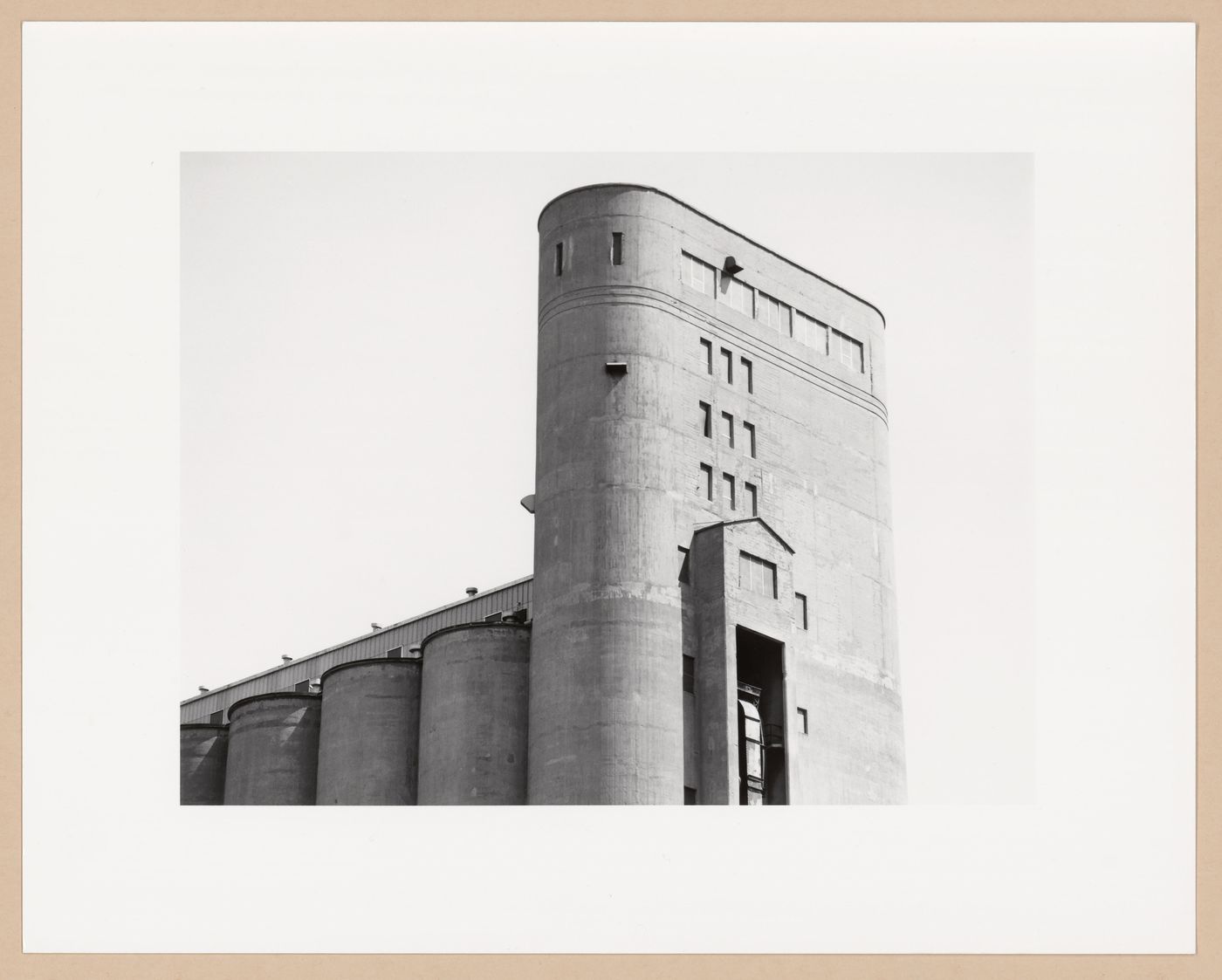 Grain elevators, Five Roses Flour, Montréal, Québec, from the series The Forms of Canadian Industrial Architecture
