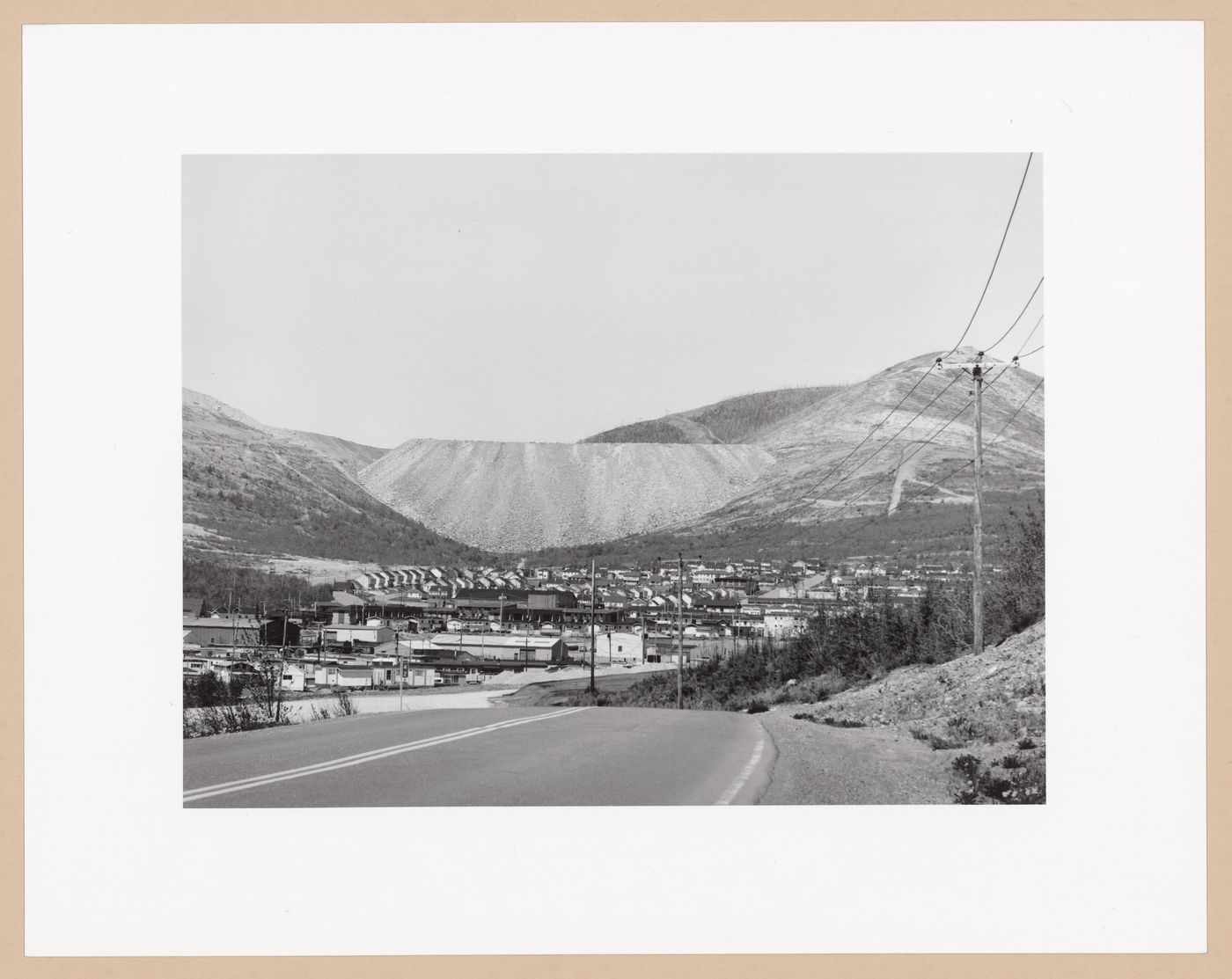 Mine tailings, Murdockville, Québec, from the series The Forms of Canadian Industrial Architecture