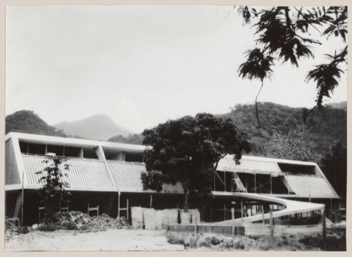 View of Leonel Miranda House, under construction, Rio de Janeiro, Brazil
