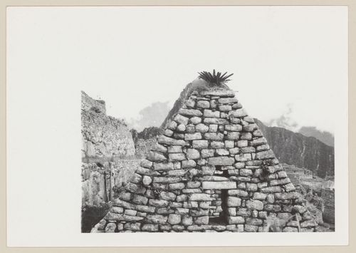 Stone building, Machu Picchu, Peru